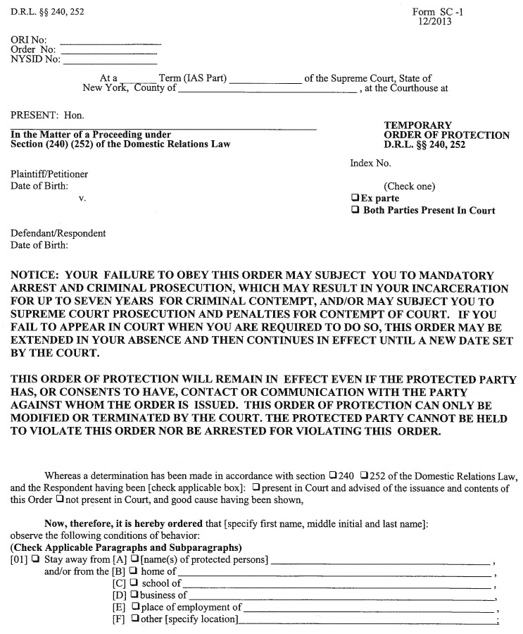 Image 1 within 22 CRR-NY D III C Form SC-1