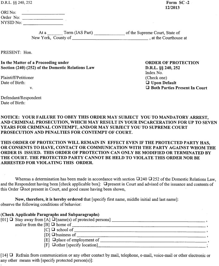 Image 1 within 22 CRR-NY D III C Form SC-2