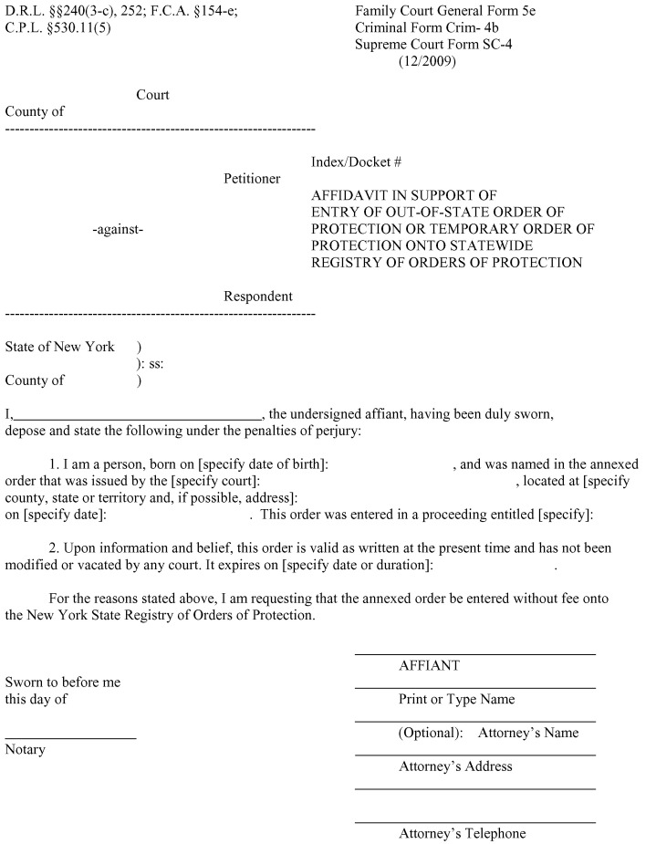 Image 1 within 22 CRR-NY D IV A General Form 5e