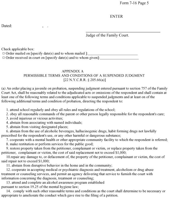 Image 5 within 22 CRR-NY D IV A Form 7-16