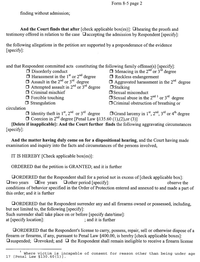 Image 2 within 22 CRR-NY D IV A Form 8-5