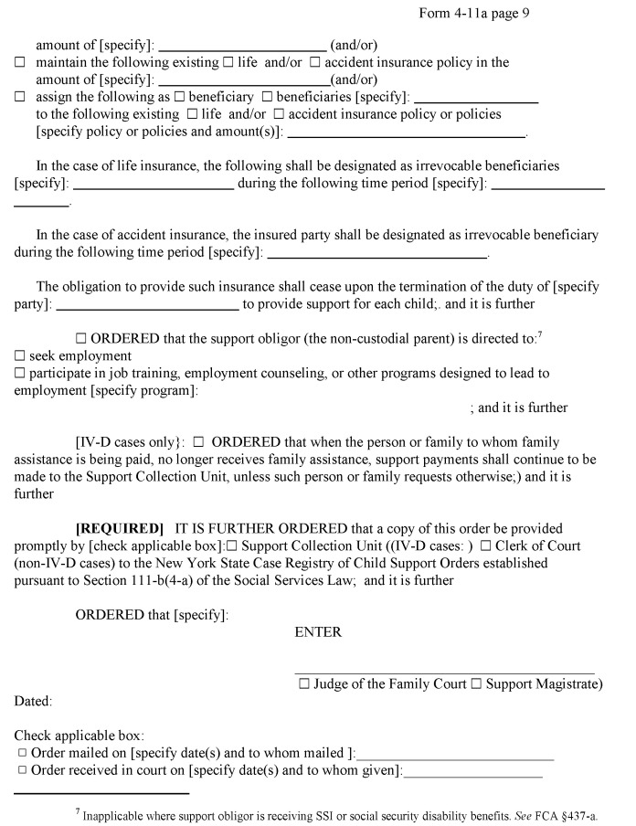 Image 9 within 22 CRR-NY D IV A Form 4-11a