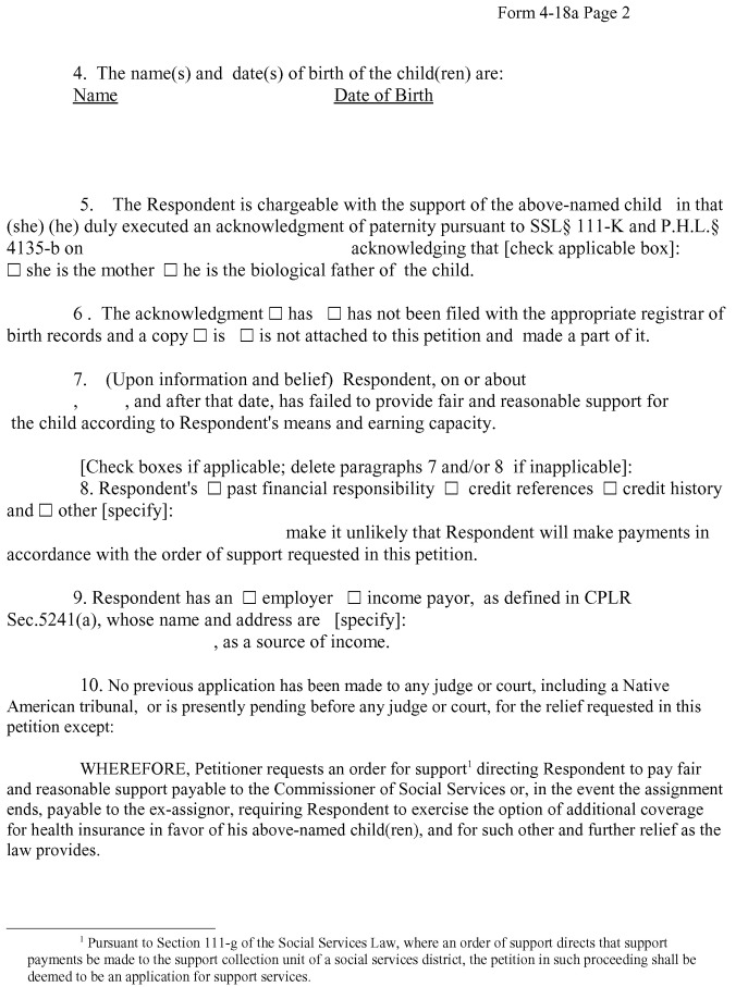 Image 2 within 22 CRR-NY D IV A Form 4-18a