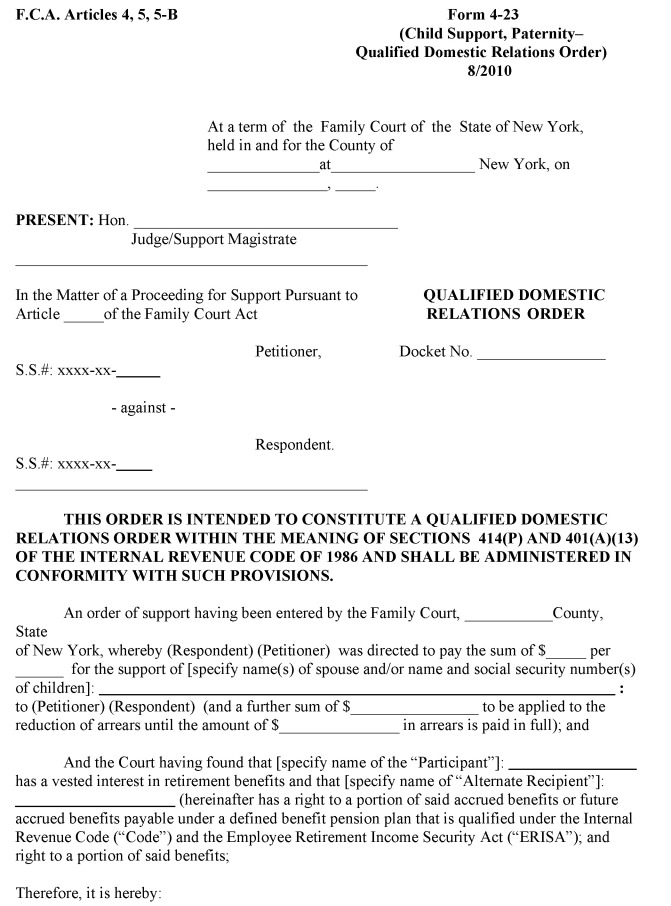 Image 1 within 22 CRR-NY D IV A Form 4-23