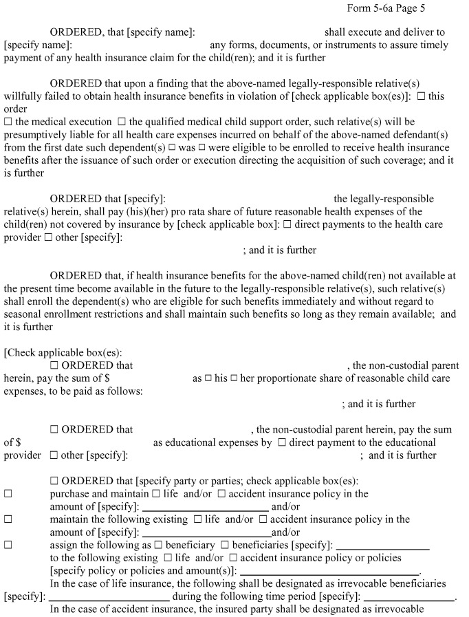 Image 5 within 22 CRR-NY D IV A Form 5-6a