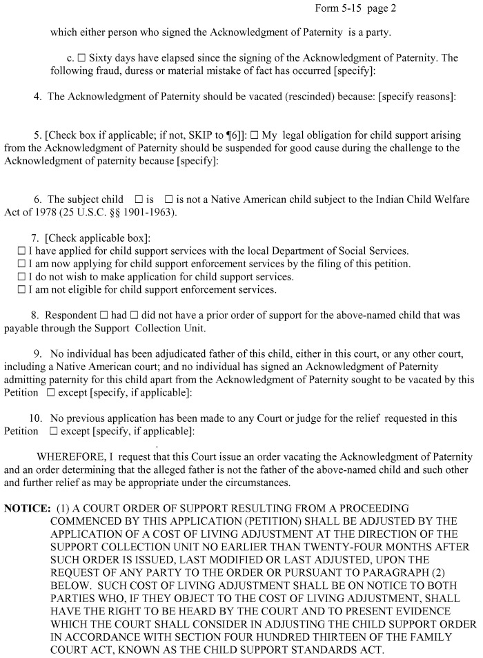 Image 2 within 22 CRR-NY D IV A Form 5-15